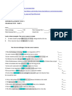 Placement Test, Rešen