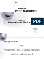 Chapter 4 - Kinematics of Mechanisms - 1