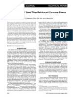 ACI STRUCTURAL JOURNAL-Shear Strength of Steel Fiber Reinforced