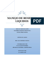 Manejo de Residuos Liquidos