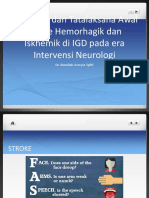 Diagnosa Dan Tatalaksana Awal Stroke Hemoragik Dan Iskemik Di Igd Pada Era Intervensi Neurologis