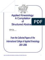 Applied Kinesiology Collected Papers 2001-2006