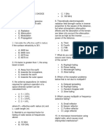 Microwave Multiple Choice Questions