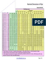 Pipe Dimensions Chart Rev Jan 2012