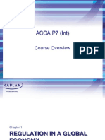 ACCA P7 (Int) : Course Overview