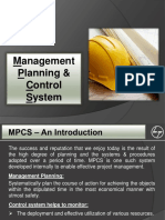 Management Planning & Control System