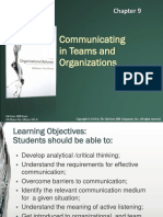 Communicating in Teams and Organizations: Mcgraw-Hill/Irwin Mcshane/Von Glinow Ob 5E