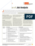 Job Analysis WAW