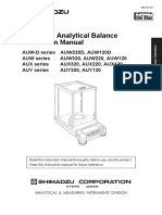 Manual Balanca Shimadzu Auw220D