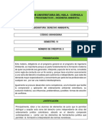 Syllabus Derecho Ambiental