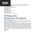 Politique Des Ressources Humaines SONASID VER1