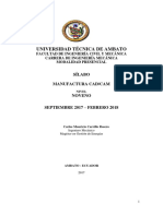 Silabos Cad Cam Universidad Tecnica de Ambato