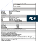 ARV Process Datasheet