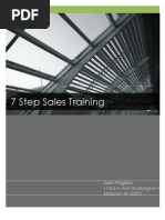 7 Step Sales Training Strategy