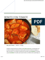 Bonito Con Tomate