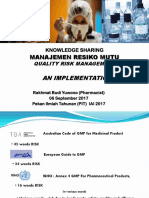 Rakhmat Budi Yuwono Quality Risk Management An Implementation in Industri