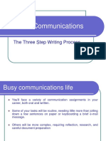 3 Step Process To Writing Business Messages