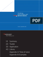 British Airways Brand Guidelines PDF