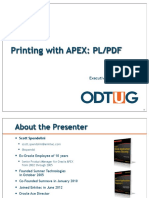 Printing With Oracle APX PLPDF