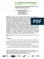 A (Re) Produção Da Agricultura Familiar em Pires Do Rio (Go)