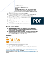 Proceso de Producción de Platano Paper