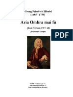 Ombra Mai Fu Organ PDF