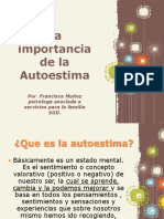 La Importancia de La Autoestima