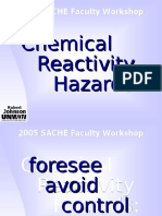 Chemical Reactivity Hazards