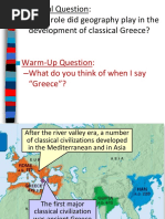 Geography City-States of Greece