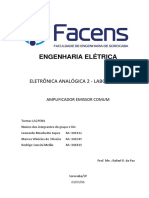 Relatório 1 - Amplificador Emissor Comum