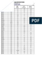 Tabela de Transistores