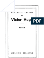 Morceaux Choisis de Victor Hugo Poesie