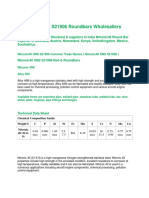 Nitronic40 UNS S21906 Roundbars Wholesallers