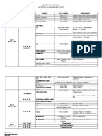 Activity Matrix Intrams