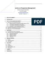 Program Management Study