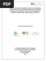 Analisis Propiedades Petrofísicas de Las Rocas Tesis UIS PDF