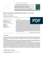 AR01 Main Marine Engine Crankshaft Failure Analysis - A Case Study