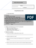 Test D'evaluation - Français Adulte