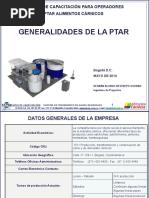 1 Generalidades de La PTAR