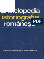 Enciclopedia Istoriografiei Romanesti PDF