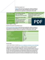 Normas Técnicas Almidón de Yuca