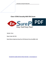 Cisco CCNA Security 640-554 Exam