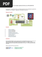 Teclado Matricial 4x4 Con El PIC16F877A