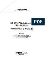 Blumer - El Interaccionismo Simbolico