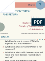 Introduction To Risk and Return: Principles of Corporate Finance