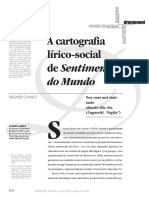 CAMILO, Vagner. A Cartografia Lírico-Social de Sentimento Do Mundo PDF