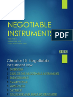 Law of Negotiable Instruments