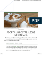 Adopta Un Postre: Leche Merengada - Recetas El Comidista EL PAÍS PDF