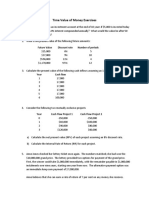 Time Value Exercises