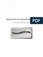 Principles of Math 12 - Transformations Practice Exam PDF